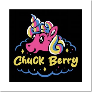 chuck and unicorn Posters and Art